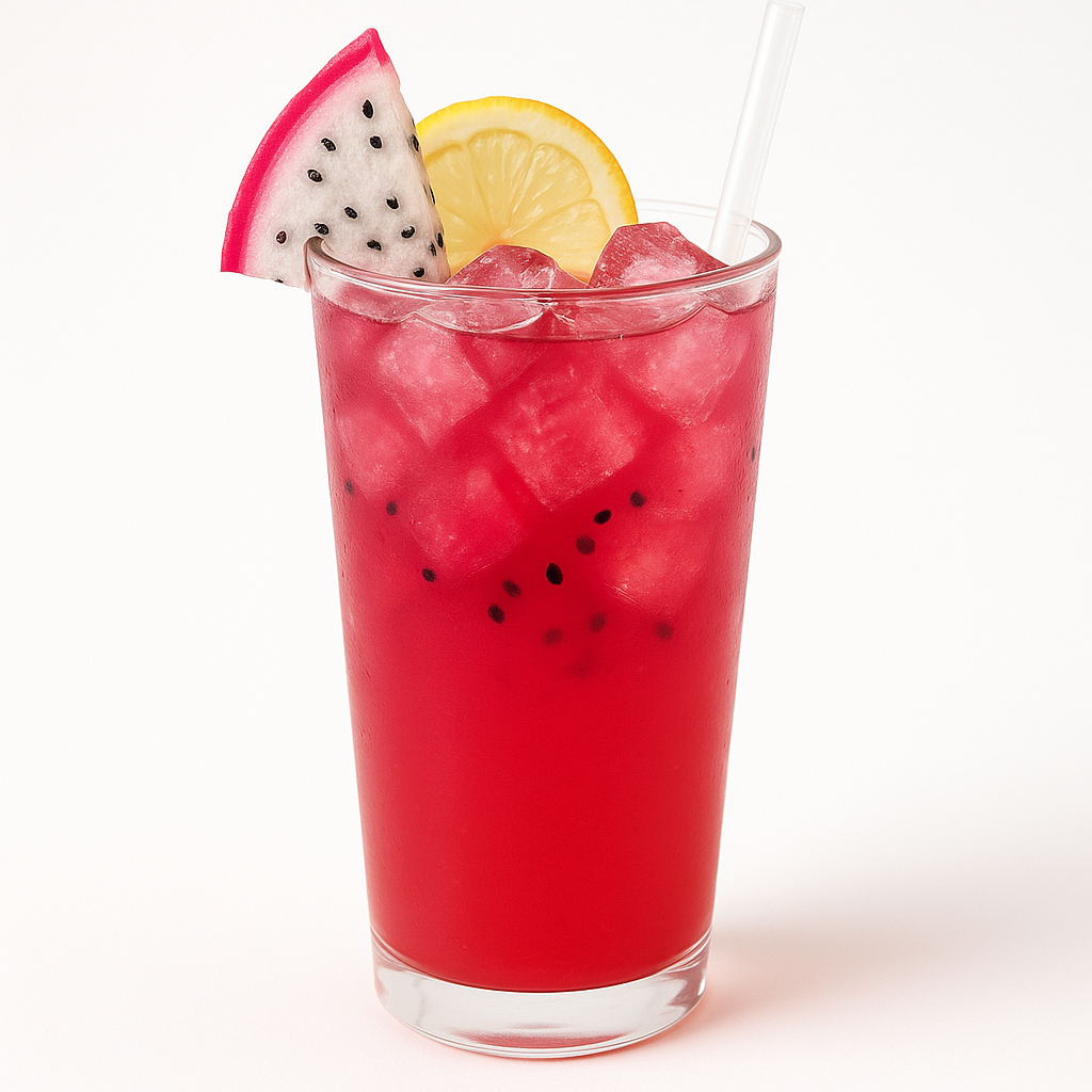 Pineapple Dragonfruit Frosted Lemonade